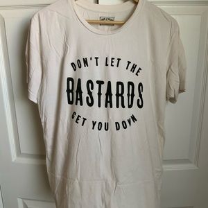 Iron and Resin Used Large Shirt